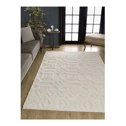 Conceptum Hypnose Tepih 636A, Pravougaoni, 60x110 cm, Bež