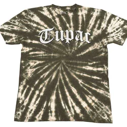 2Pac Gothic Logo (Wash Collection) Green L Majica