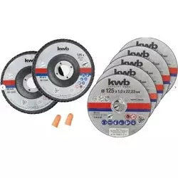Einhell 7-delni set brusno-reznih ploča 125mm sa čepićima za uši ( 49712052 )