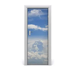 tulup.si Samolepilni tapete na vratih Oblaki na nebu 85x205 cm