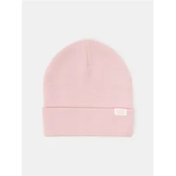 Sinsay - Kapa beanie sa zakrpom - prljavo roze