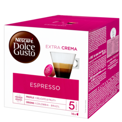 NESCAFE Dolce Gusto Espresso Extra crema 88g (16 kapsula)