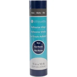 Silhouette Matte Removable Vinyl - 22,9 cm x 3 m - Navy