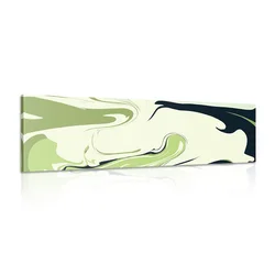 Slika moderna zelena abstrakcija - 120x40