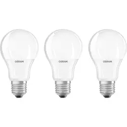 OSRAM LED E27 klasična oblika 9 W = 60 W topla bela (p x D) 60 mm x 110 mm EEK: A+ OSRAM 3 kosi