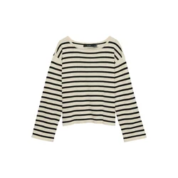 VERO MODA Pulover VMNoma črna / off-bela