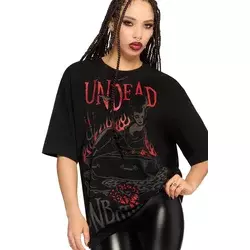 Majica moška - Undead & Unbothered - KILLSTAR - KSRA014618