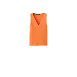 MANGO Top BEIXAMEL oranžna