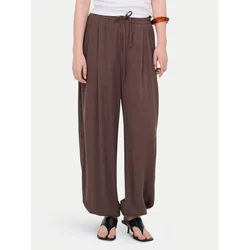 ONLY Hlače iz tkanine Siesta 15373197 Rjava Regular Fit