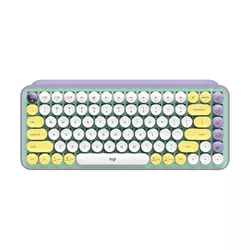 Bežična tastatura Logitech Pop Keys - Ljubičasto-zelena