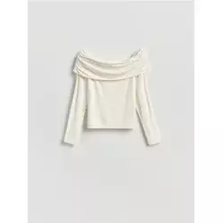 Reserved - Bluza s otvorenim ramenima
