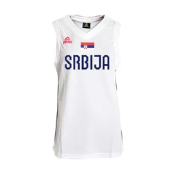 Peak Sport Košarkaški Dres i Šorc Srbija 2022 Beli Ženski