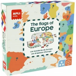 Apli Puzzle za decu Zastave Evrope, 45 delova