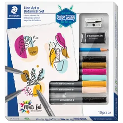 SET LINE ART&BOTANICAL PK10 DESIGN JOURNEY STAEDTLER 61 371-2