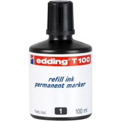 Edding Nadomestno trajno črnilo T100 - 100 ml, črno