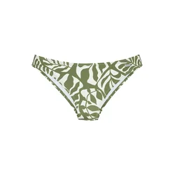 BUFFALO Bikini hlačke  oliva / bela