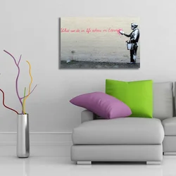 Wallity Dekorativna slika na platnu, 45x70cm, Šarena