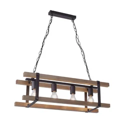 Leuchten Direkt 15684-79 - Luster na lancu EDITH 4xE27/60W/230V