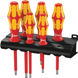 WERA Set šrafcigera Kraftform Plus serije 100 + stalak 6 /1ada 05006145001 crveni