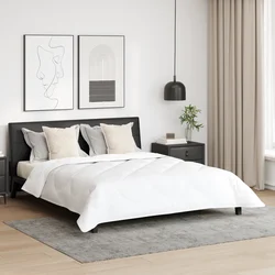 Duvet s jastucima s jastukom 3 pcs Bijelo Mikrofibra i Pero