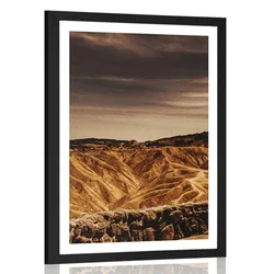 Plakat s paspartujem Narodni park Death Valley v Ameriki - 40x60 no frame