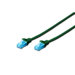 DIGITUS DK-1512-070/G patchcord kabl 5e U/UTP CCA 7m zeleni