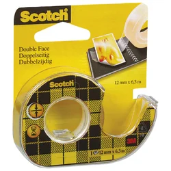 TRAKA LJEPLJIVA OBOSTRANA 12MM/6,3M SCOTCH-136D 3M.