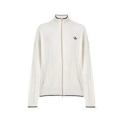 Pulover adidas Firebird Cable Knit Track Top Cloud White M