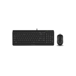 A4 Tech Tastatura i miš USB A4-F1512 YU-LAYOUT, Crni