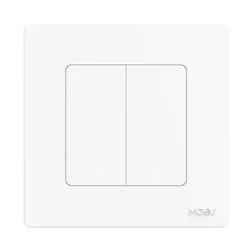 SMART ZIGBEE MOES DIMER PREKIDAC SA 2 PREKIDACA BELI ZS-SR-EUD2-WH-MS