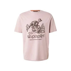 NAPAPIJRI Majica čokolada/rosé