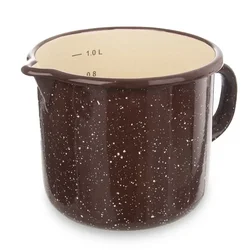 shumee Emajliran kuhinjski vrček z ročajem 12 cm 1,2 l