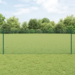 Zavarena žičana ograda s postom 10 x 0,8 m Zelena Mreža