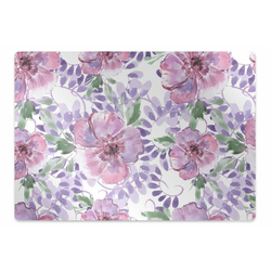 Decormat Podloga za stol Purple flowers 100x70 cm