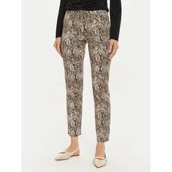 Sisley Hlače iz tkanine 4ZJSLE03S Rjava Slim Fit