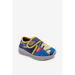 Otroški copati Minions modro-rumeni