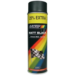 MOTIP Rally Akrilna boja u spreju CRNA MAT 500ml