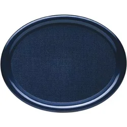Waca ovalni pladenj 26x20 cm plastika moder