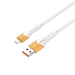 LDNIO Data kabl LS802 30W Fast micro USB beli 2m