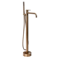 Samostoječa mešalna pipa Rea Clif Brush Copper