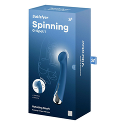 Vibrator G-točke Satisfyer Spinning 1, moder