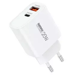 Remax Strujni Fast punjac Kiddy 1xUSB 3.0+1xTIP C 20W RP-U120, beli ( 811 )