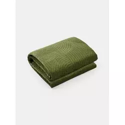 Sinsay - BEDCOVER - braonkasto zelena