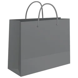 VREĆICE UKRASNE 24X16X7CM SJAJNA PLASTIFIKACIJA FORNAX SREBRNE