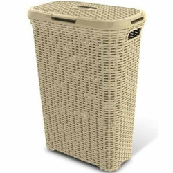 CURVER korpa za veš (40l), ratan krem