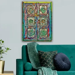 Wallity Dekorativna slika na platnu, 70x100cm, Šarena