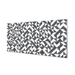 tulup.si Slika na steklu Poligoni 120x60 cm 2 obešalnika