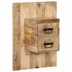 Vidaxl Nočna omarica 60x32x80 cm trden robusten mangov les
