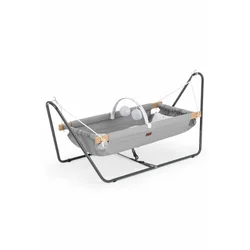Cozy Nest bebi ležaljka siva