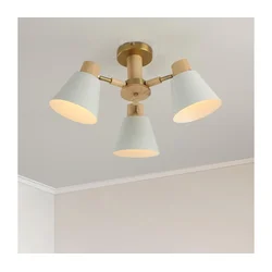 Brilagi - Plafonski luster LUND WOOD 3xE27/40W/230V prečnik 50 cm drvo
